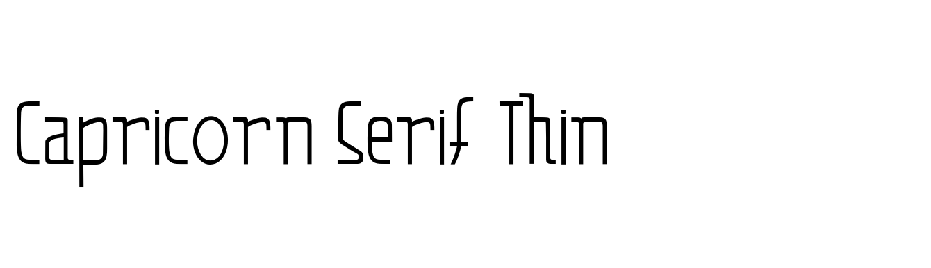 Capricorn Serif Thin